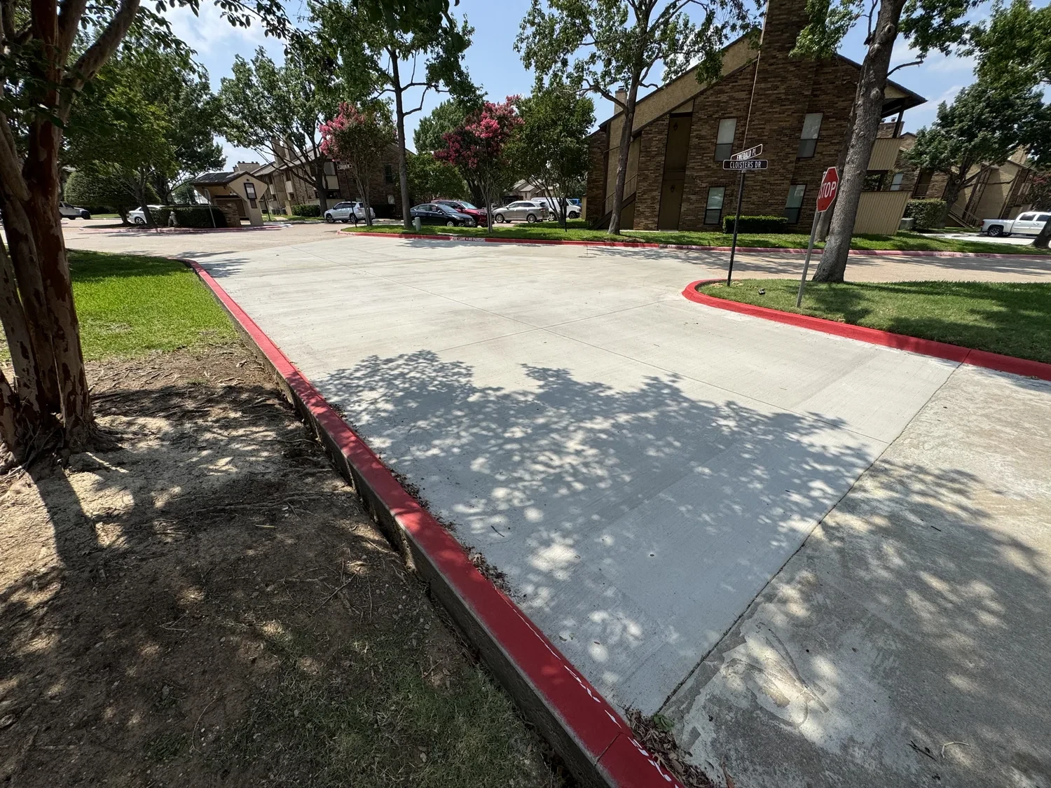 Poured to spec, documented to match by Lucky’s Concrete in Gainesville